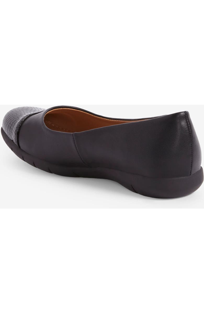 Comfortview The Fay Slip On Flat, Alternate, color, Black