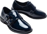 MOUSTACHE Patent Double Monk Strap Dress Shoes