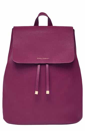 Copperfield Drawstring Faux Leather Backpack