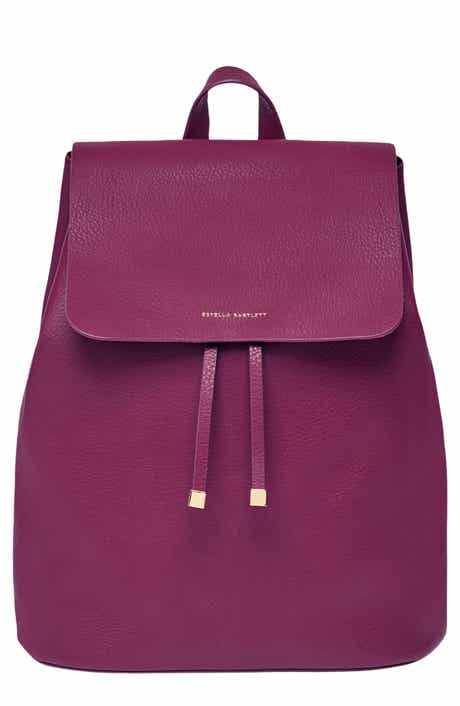Copperfield Drawstring Faux Leather Backpack