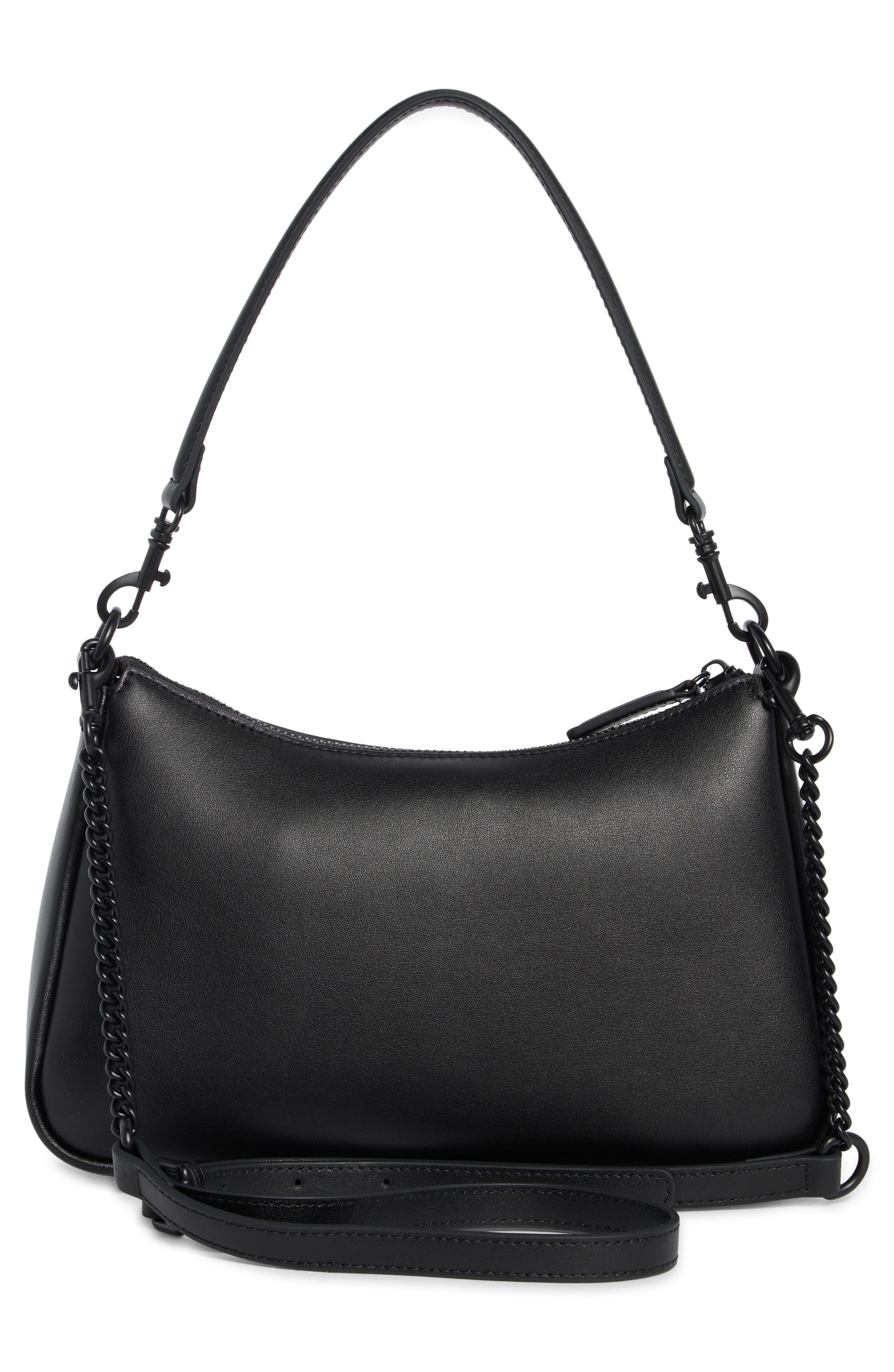 Kurt Geiger London Highgate Leather Shoulder Bag, Alternate, color, Black