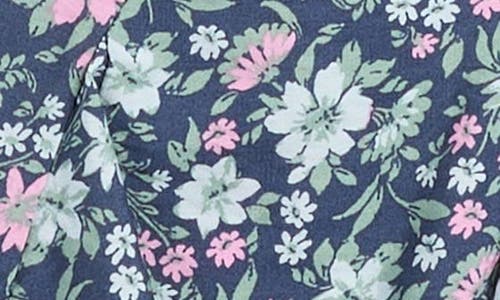 TREASURE & BOND TREASURE & BOND KIDS' FLORAL RUCHED WAIST SKORT