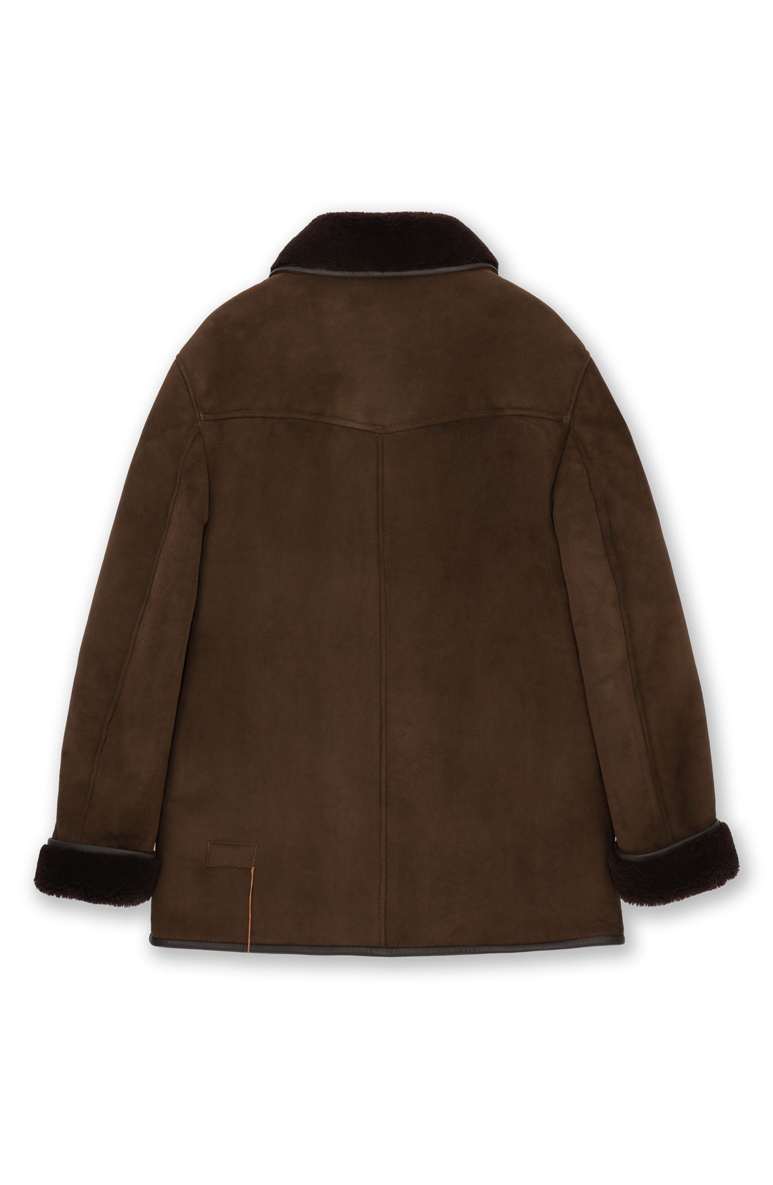 Double Breasted Shearling Jacket - image 2
