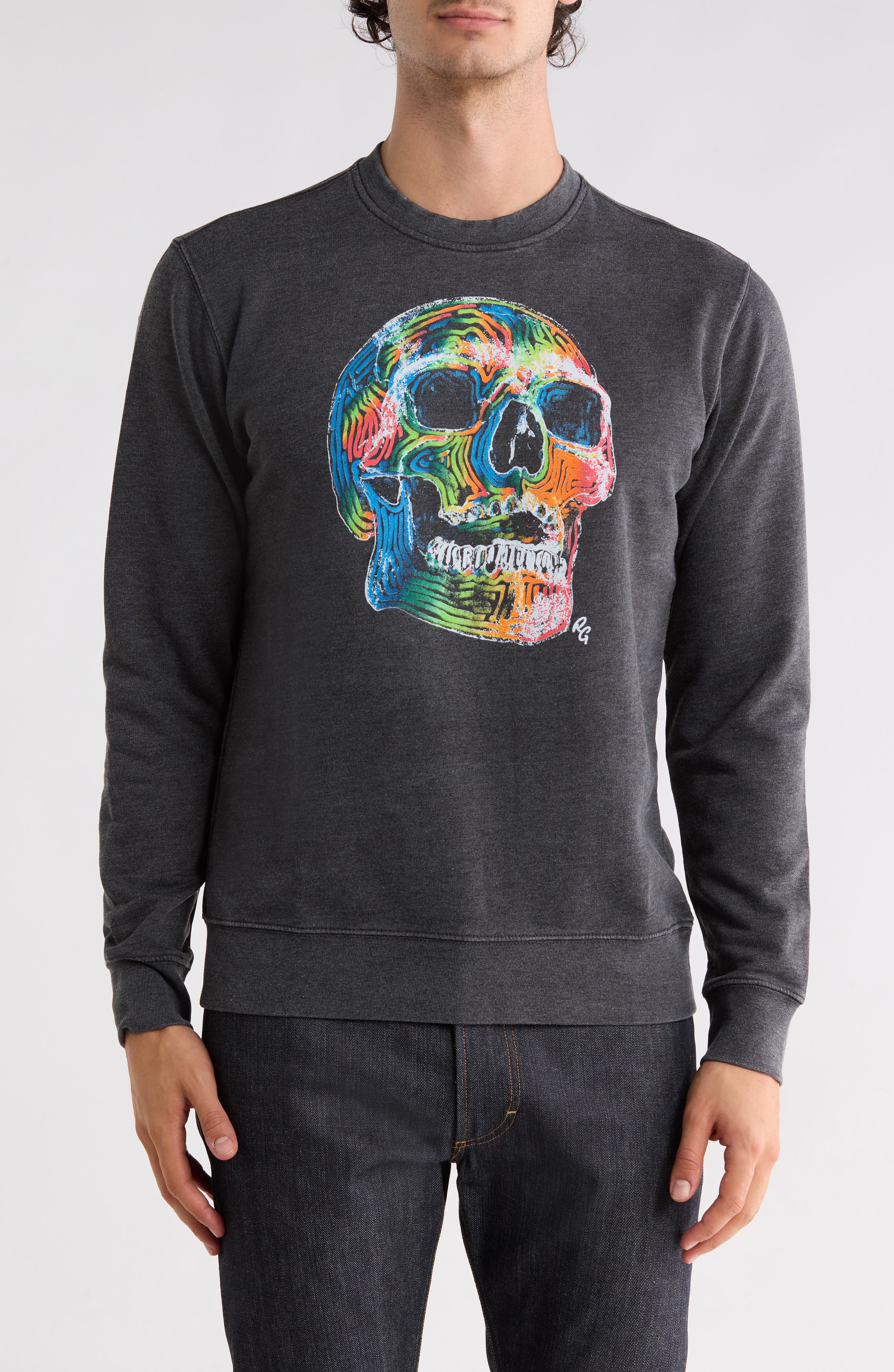 Neon Bones Graphic Sweatshirt