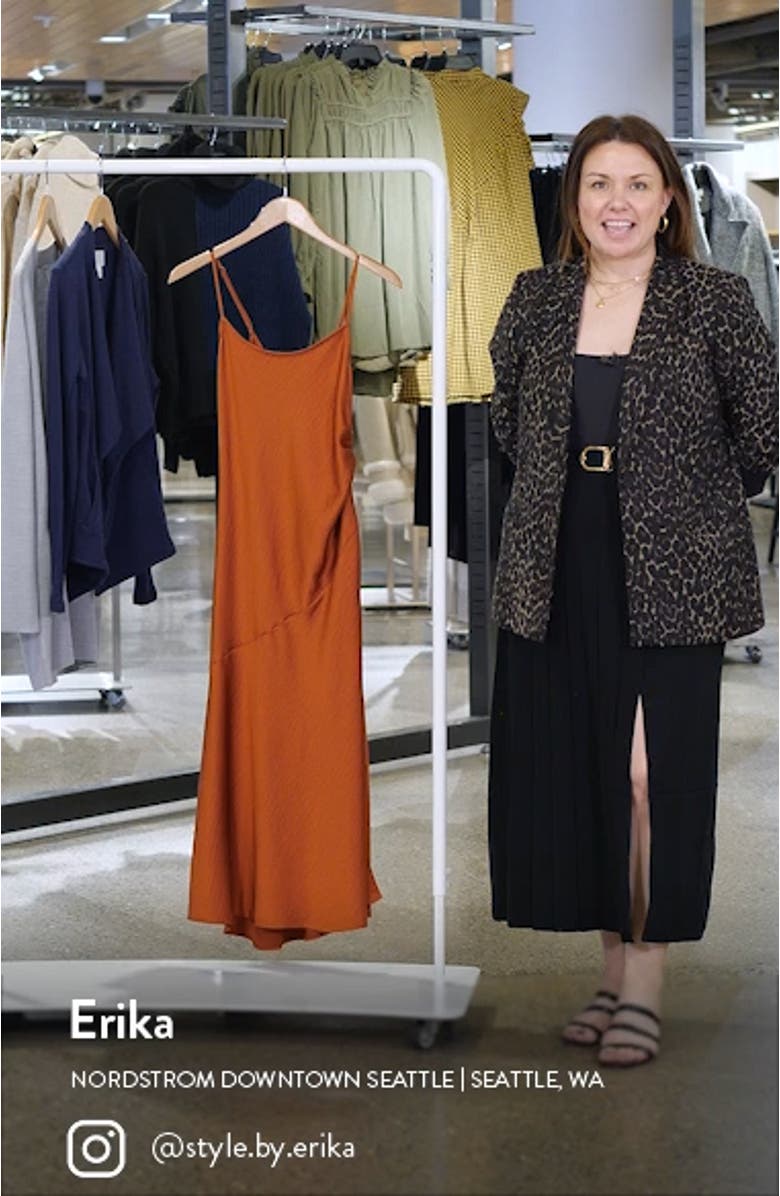 Bias Cut Satin Slipdress, sales video thumbnail