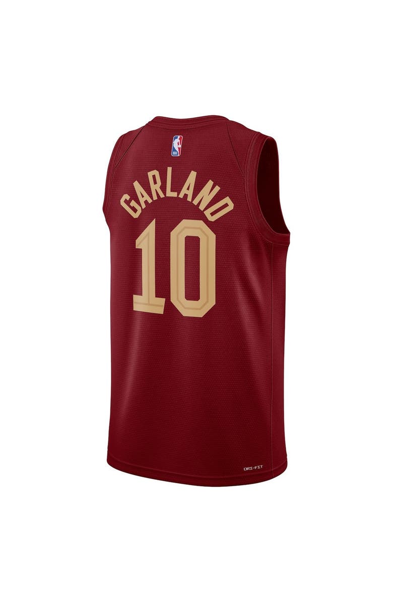 Nike Unisex Nike Darius Garland Wine Cleveland Cavaliers Swingman Jersey - Icon Edition, Alternate, color,
