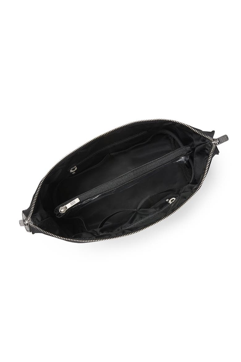 Open Toiletry Bag, Alternate, color, Black
