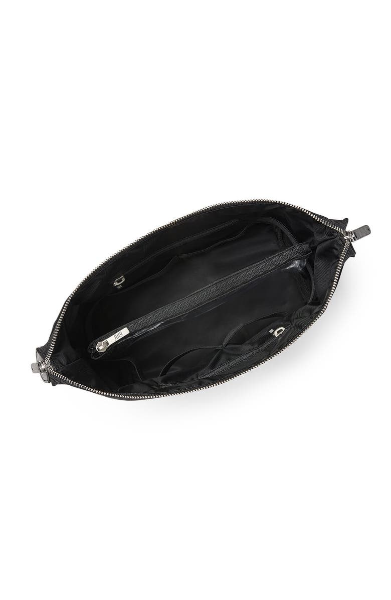 July Open Toiletry Bag, Alternate, color, Black