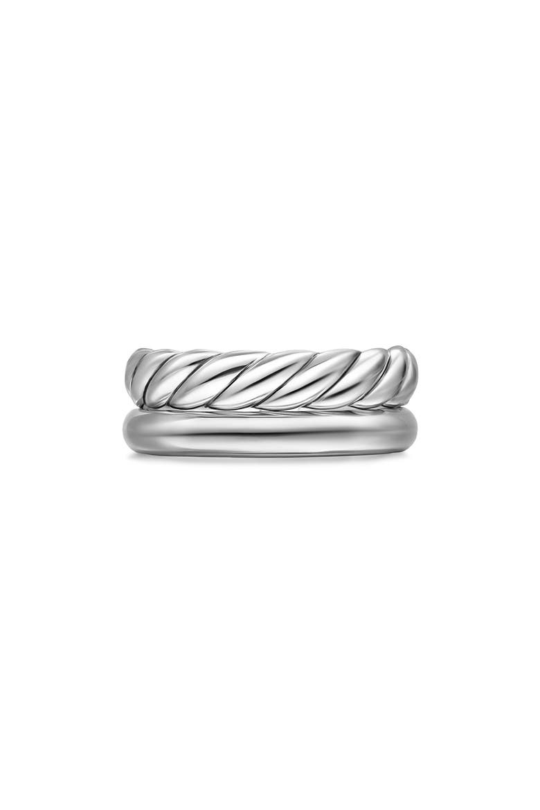 Mercer® Two Row Ring in Sterling Silver, 8mm, Main, color, SILVER