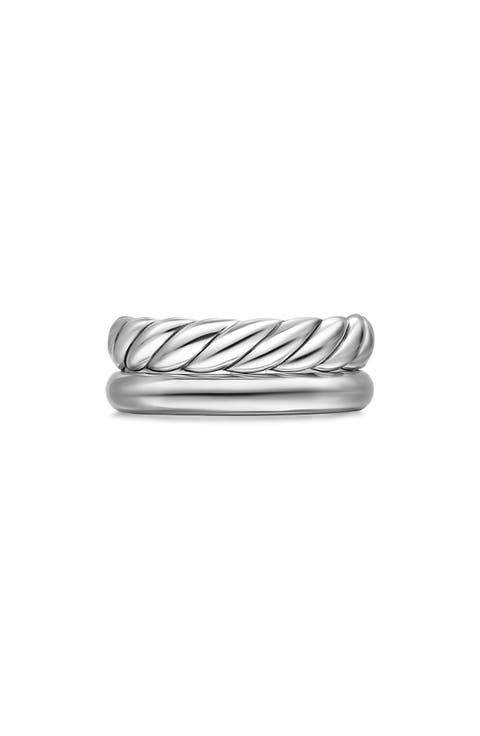Mercer® Two Row Ring in Sterling Silver, 8mm