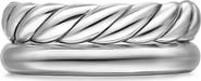 David Yurman Mercer® Two Row Ring in Sterling Silver, 8mm