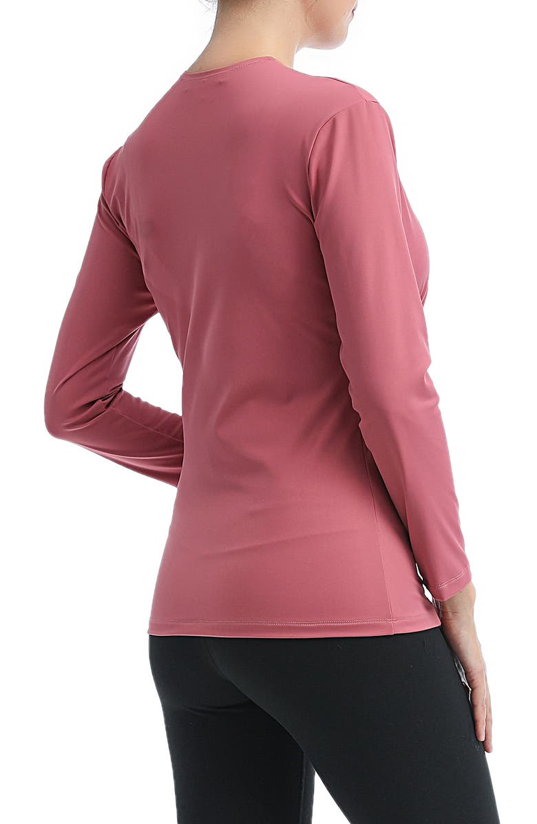 Kimi and Kai Essential Active Maternity/Nursing Top, Alternate, color, Rose