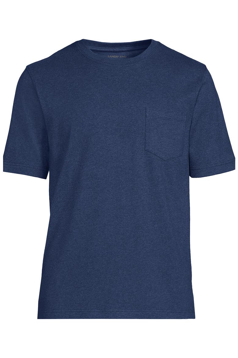 Super-T Short Sleeve T-Shirt with Pocket, Alternate, color, Nautical Blue Heather