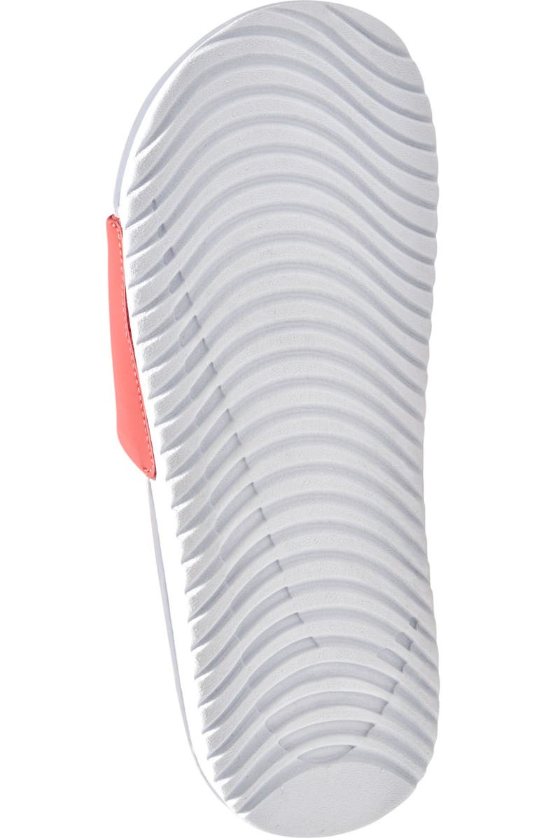 Nike Kids' Kawa Slide Sandal, Alternate, color, Magic Ember/ Pink/ White