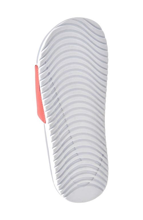Nike Kids' Kawa Slide Sandal In Magic Ember/pink/white
