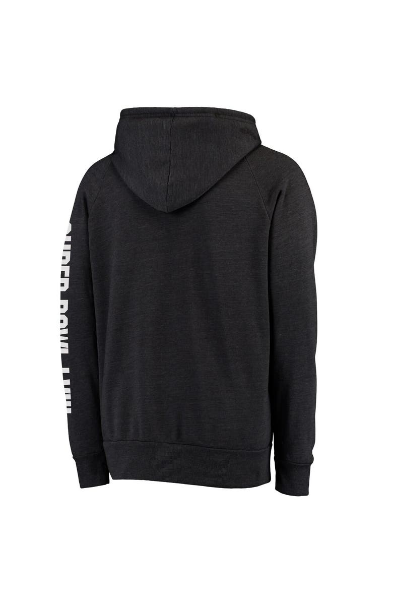 Majestic Threads Men's Majestic Threads  Heather Black Kansas City Chiefs Super Bowl LVIII Tri-Blend Pullover Hoodie, Alternate, color, 