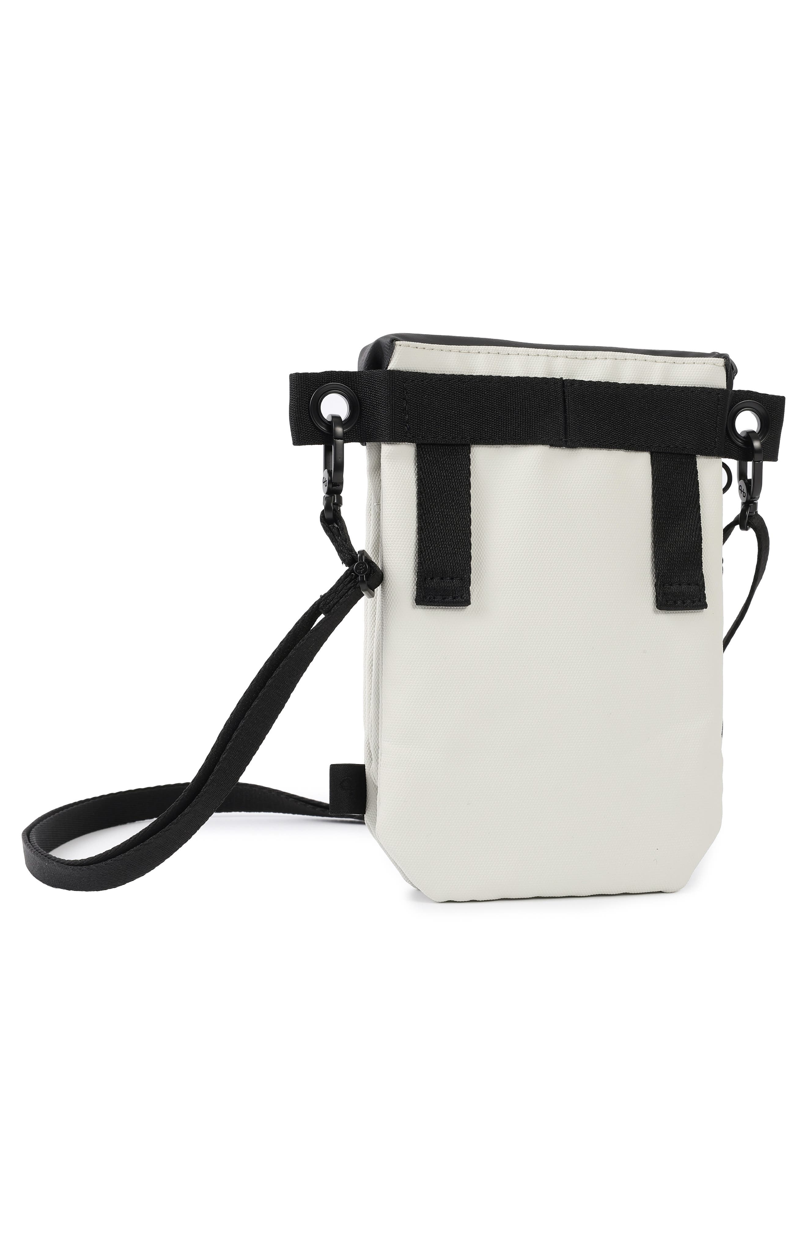 OTU Vertical RFID Crossbody Bag, Alternate, color, COATED VAPOROUS IVORY/ GREY