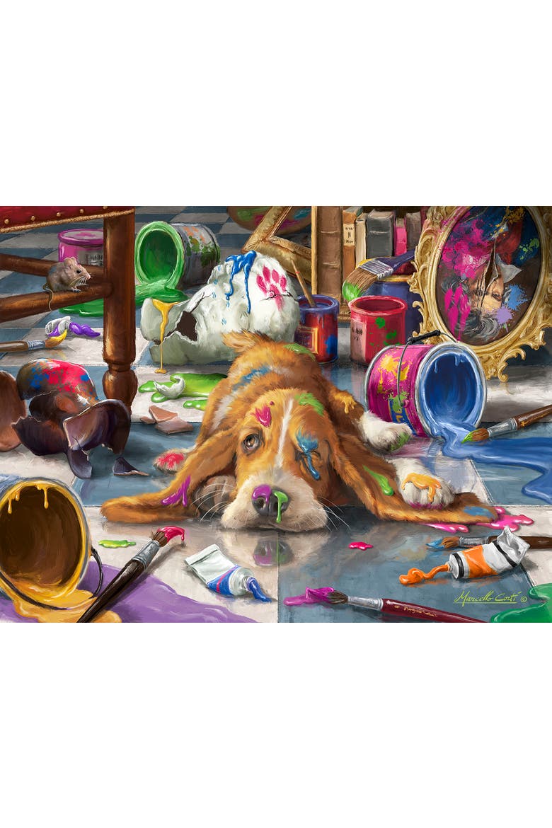 Splat 500 piece Jigsaw Puzzle for Adults, Alternate, color, Multicolor