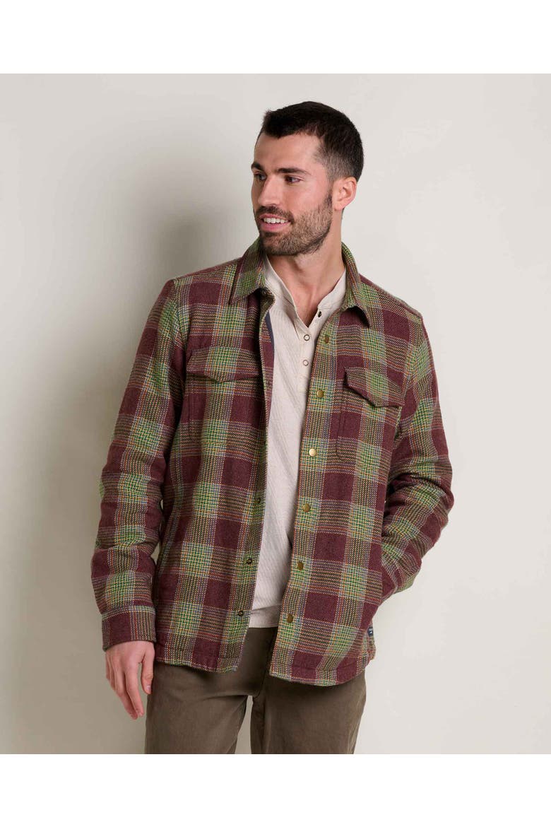 Mojac Shirt Jacket, Main, color, Deep Mahogany