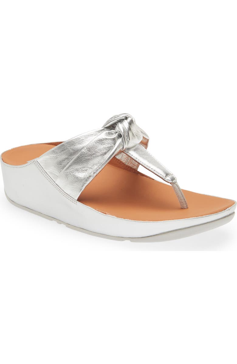 FitFlop Twiss II Knot Wedge Sandal, Main, color,