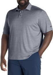 Reebok Big & Tall Performance Heather Polo Shirt