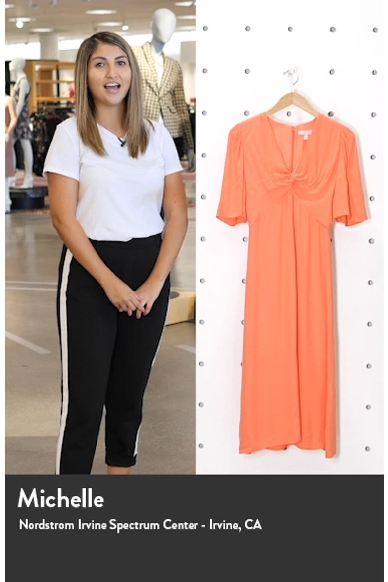 Twist Front Midi Dress video