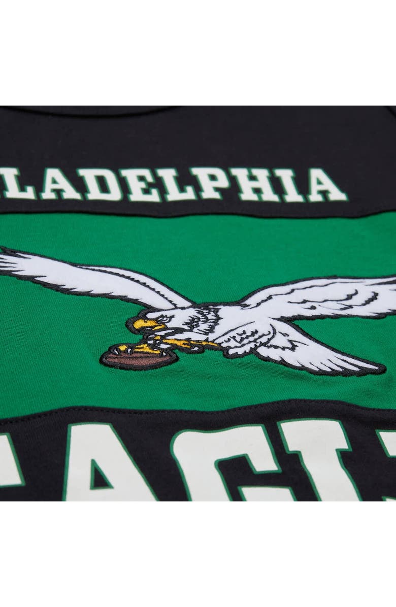 Mitchell & Ness Men's Mitchell & Ness Black Philadelphia Eagles Retro Colorblock Tank Top, Alternate, color, Black