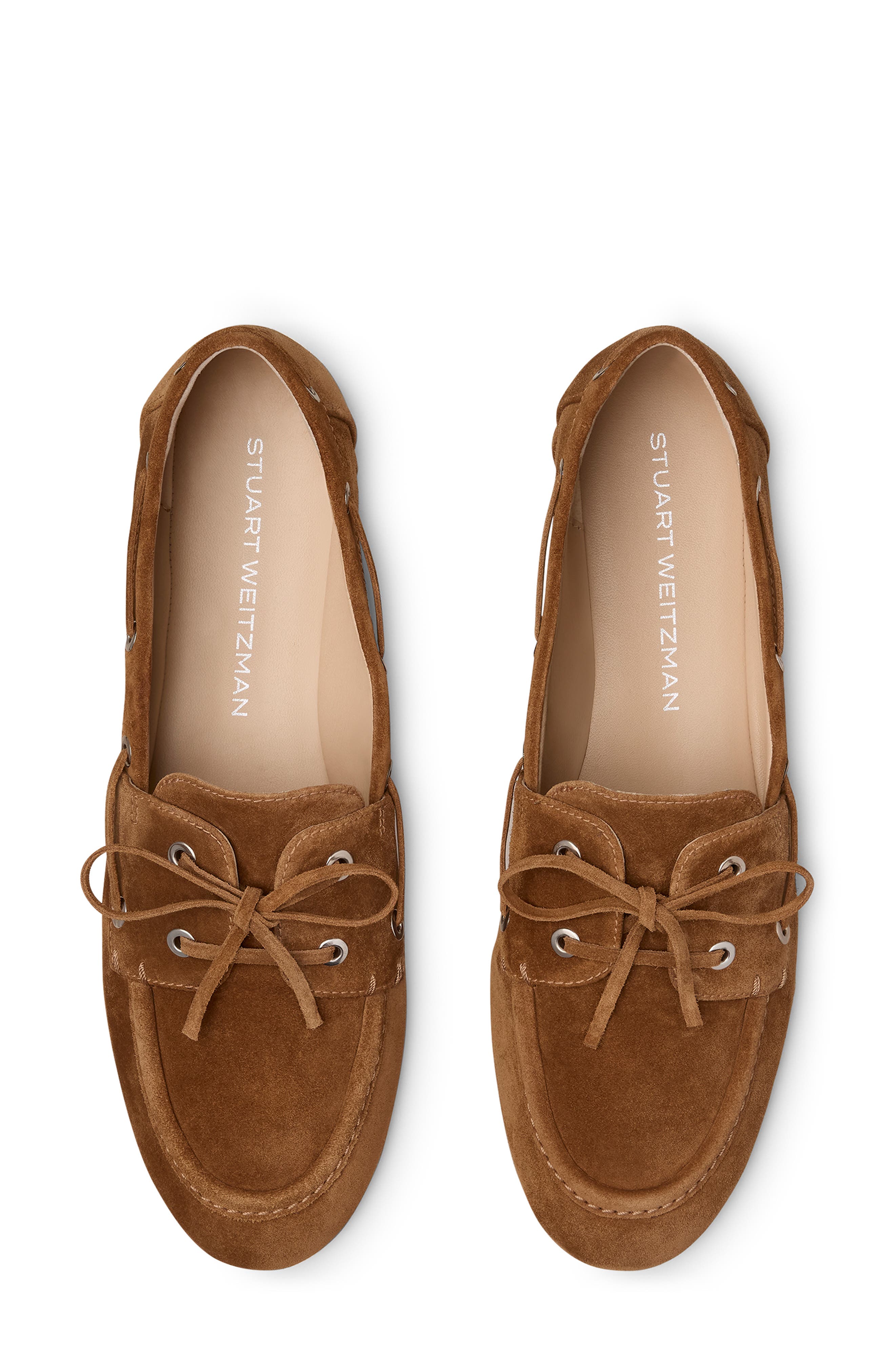Stuart Weitzman Tinsley Moc Toe Loafer, Alternate, color, Doe