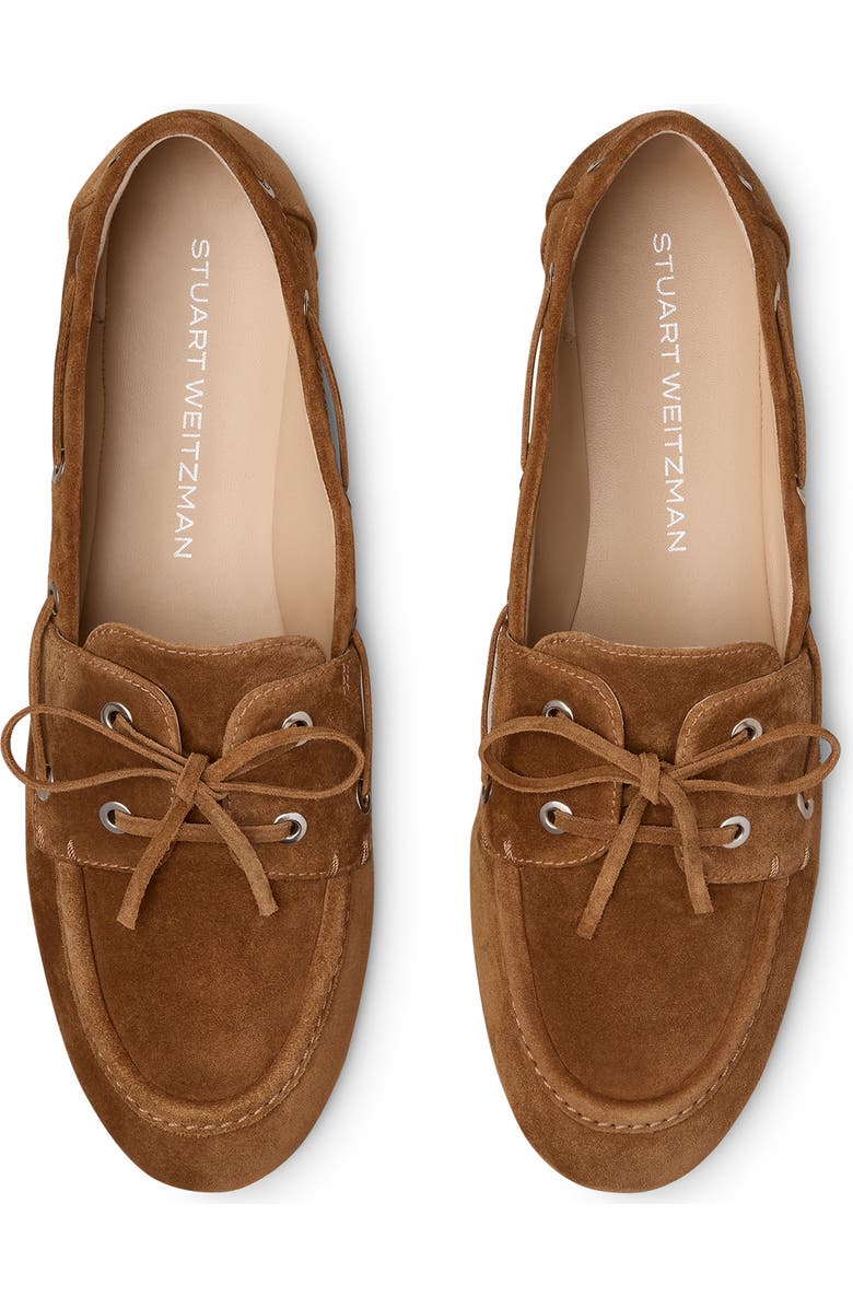Stuart Weitzman Tinsley Moc Toe Loafer, Alternate, color, Doe