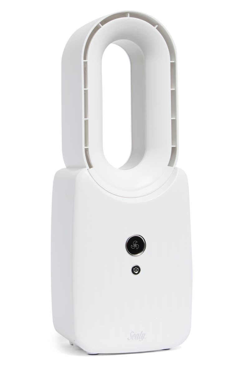 Desktop Bladeless Cooling Fan, Main, color, WHITE
