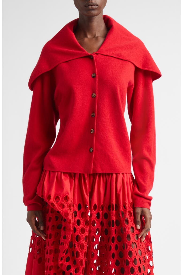 Sint Cashmere Cardigan, Main, color, GRENADINE