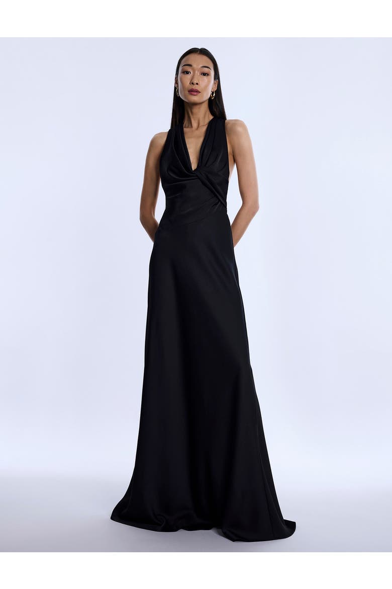 bcbgmaxazria silk dress BCBGMAXAZRIA Stella One Shoulder Dreamy Print Silk Dress