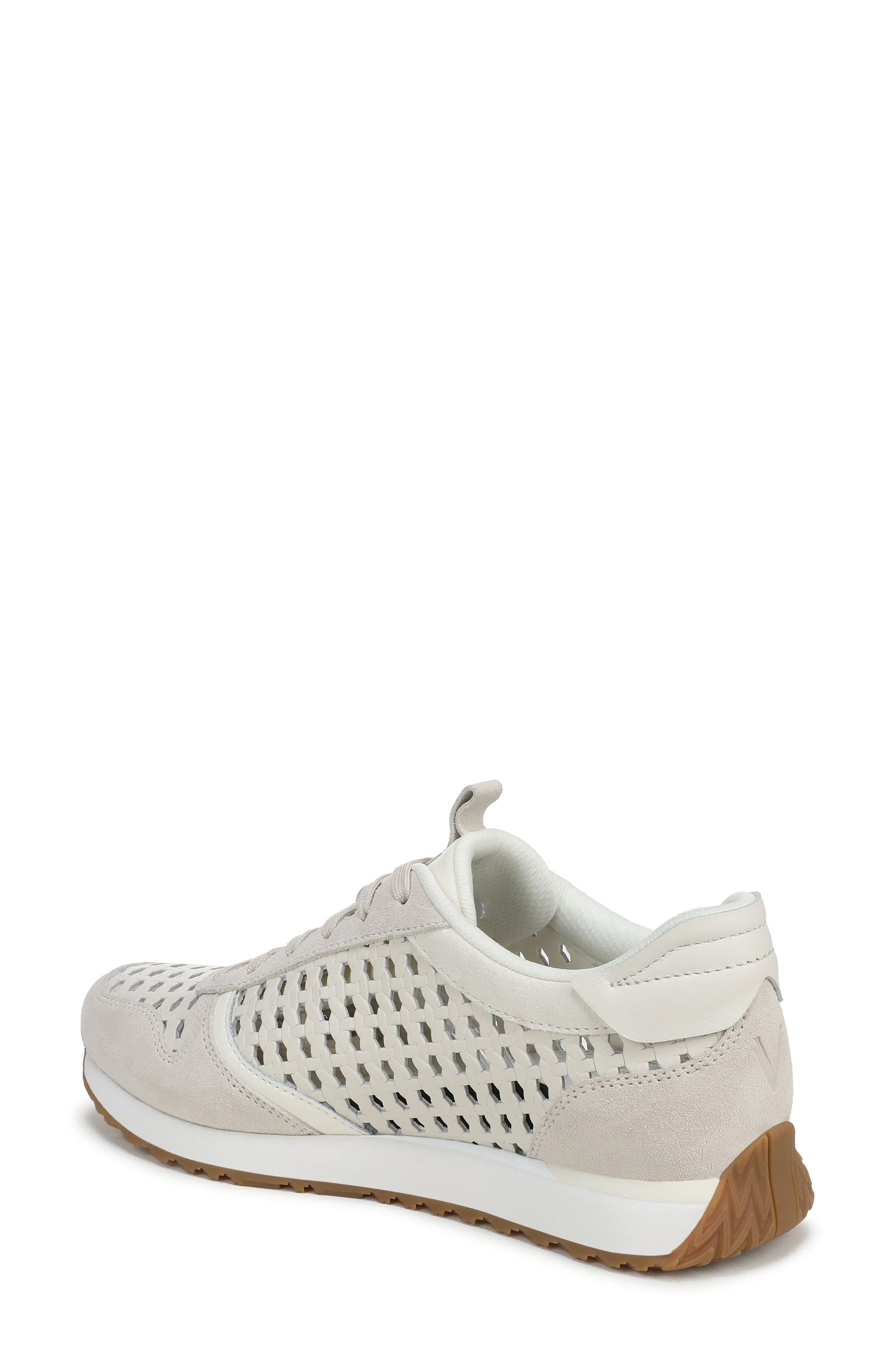 Vionic Monarch Woven Sneaker, Alternate, color, Cream