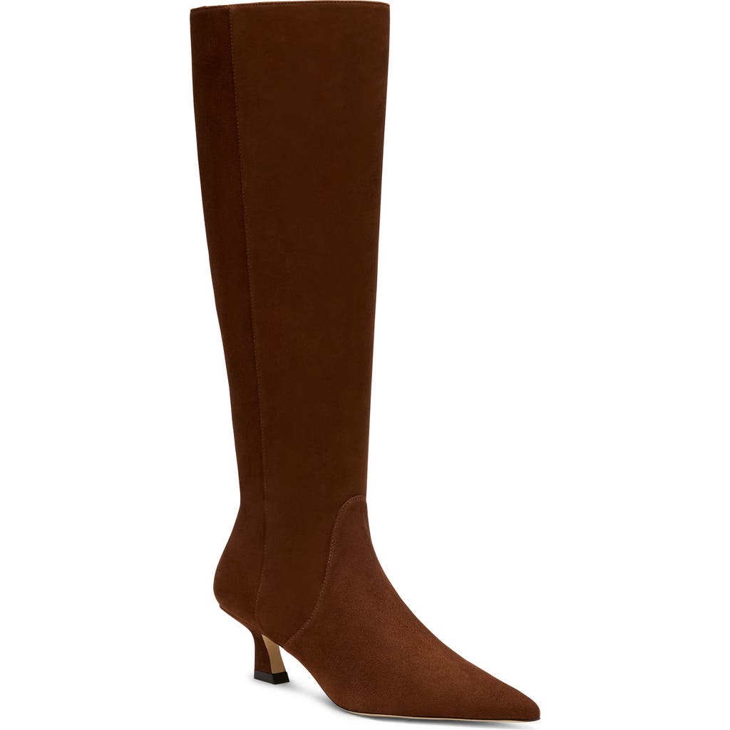 Stuart Weitzman Vinnie Zip Boot 50 In Brown