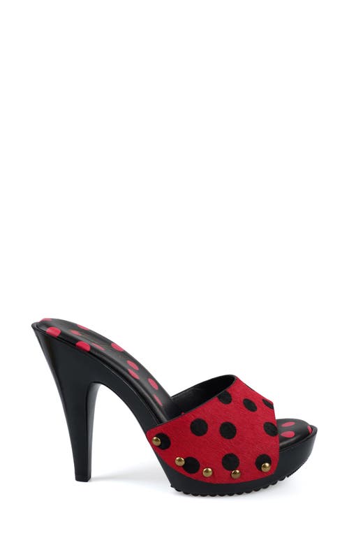 Candies Candie's Love Genuine Calf Hair Platform Sandal