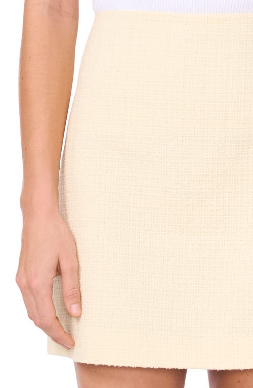 CECE CECE TWEED A-LINE SKIRT 