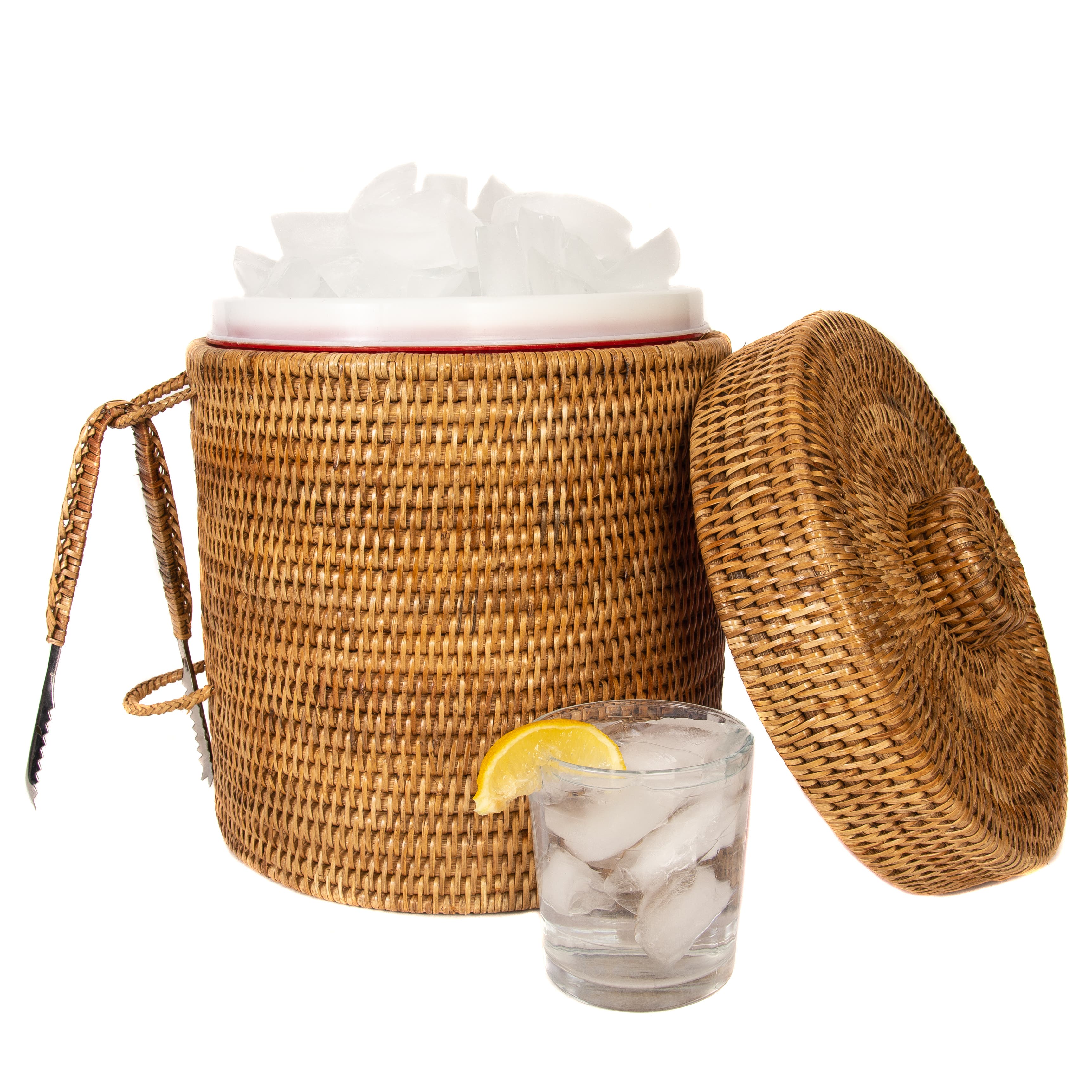 Artifacts Trading Company Rattan Ice Bucket - Thumbnail 3