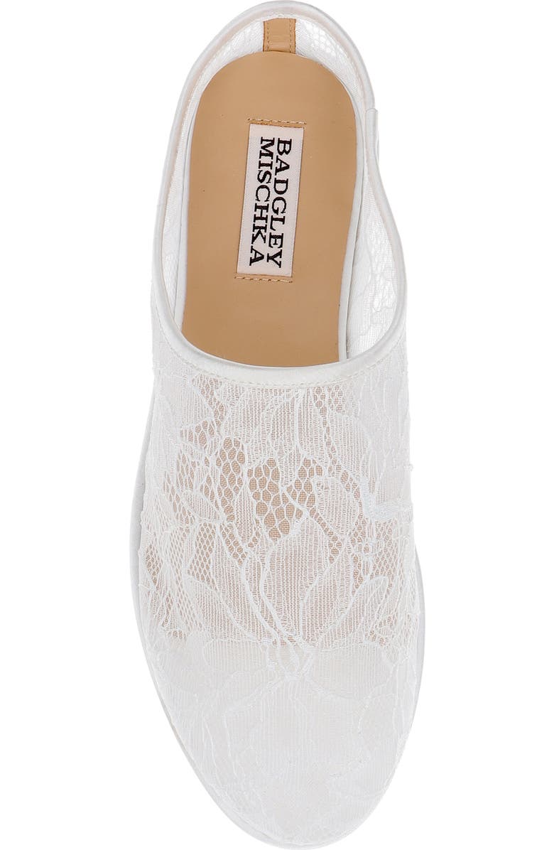 Badgley Mischka Collection Yumi Mule, Alternate, color, White Lace