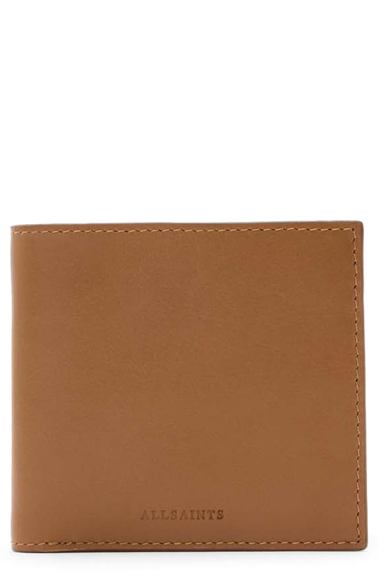 AllSaints Elkka Leather Bifold Wallet