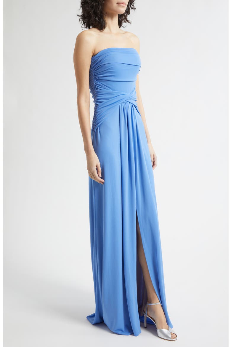 Oleana Strapless Gown, Alternate, color, ULTRAMARINE