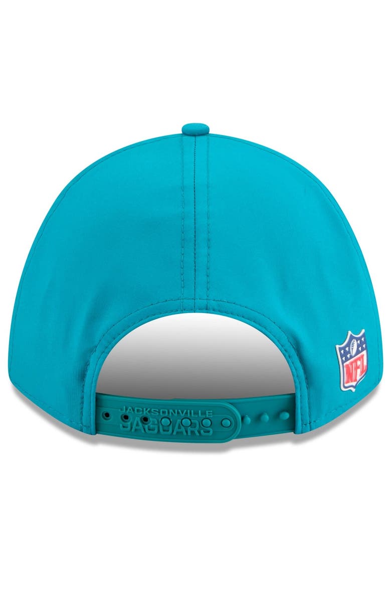 New Era Men's New Era Teal Jacksonville Jaguars 2025 Sideline M-Crown 9FORTY Adjustable Hat, Alternate, color, Teal