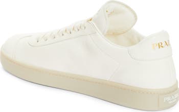 スニーカー PRADA LANE LEATHER SNEAKERS Prada Lane Deer Leather Sneakers | Saks Fifth Avenue