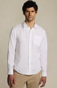 Lands' End Long Sleeve Linen Shirt
