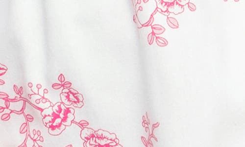 Petite Plume Kids' English Rose Print Nightgown In Neutral