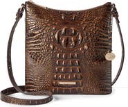 Brahmin Katie Croc Embossed Leather Crossbody Bag