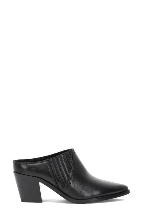 Frye Sara Pointed Toe Mule In Black