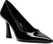 Stuart Weitzman Vinnie 85 Patent Leather Pointed Toe Pump