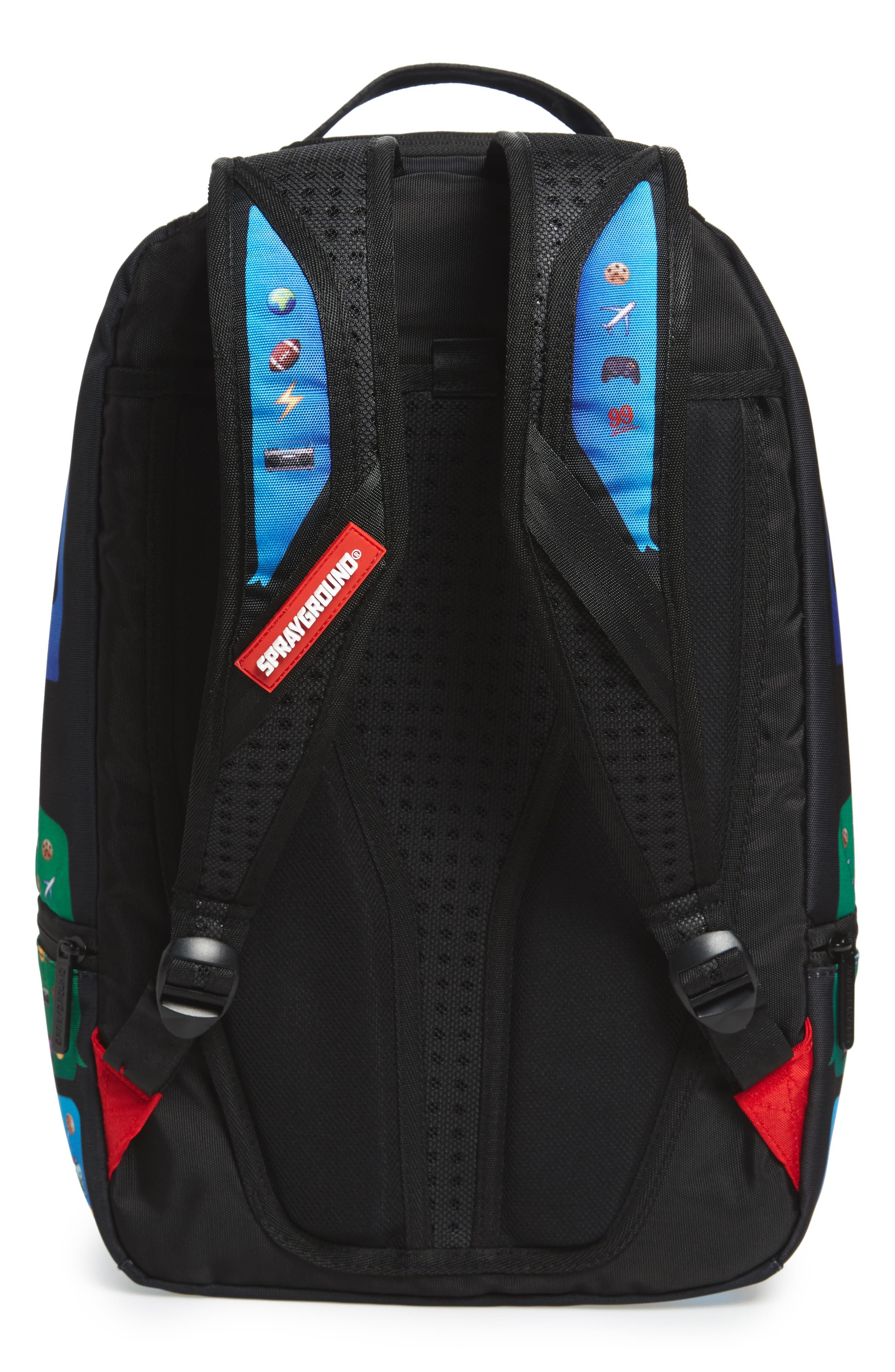 Sprayground Emoji Shark Backpack, Alternate, color, 