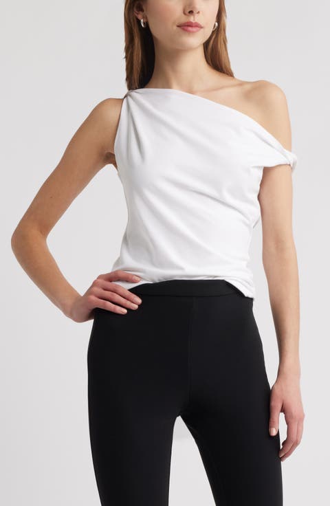Twist One-Shoulder Top