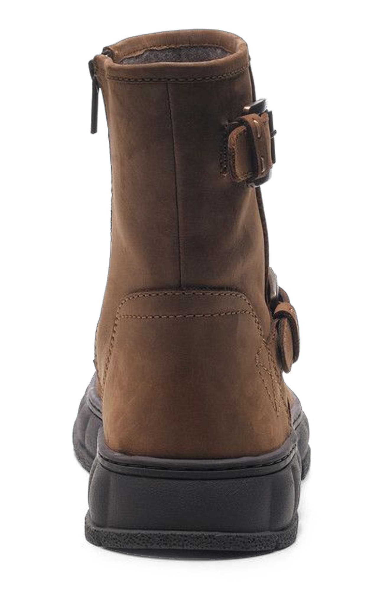 Ranger Biker Boot, Alternate, color, Tobacco Nubuck